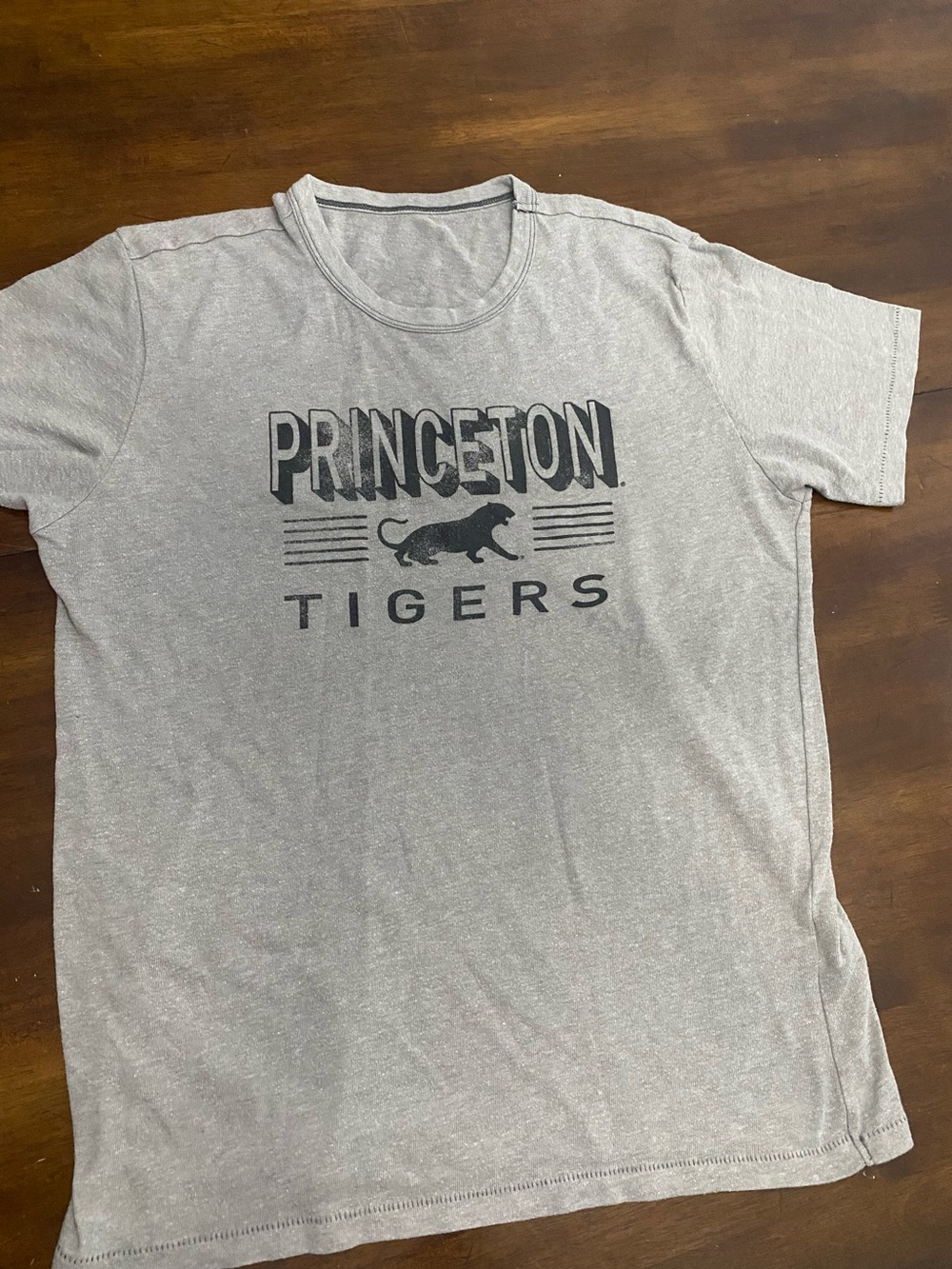 Princeton Tigers Men's Grey Graphic T-Shirt